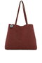 Zoozie Bags Bolso Tote Maxi Rojo Claret